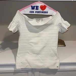 Women’s White Ted Baker Off the Shoulder Top